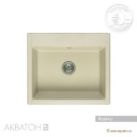 Мойка кухонная АКВАТОН Делия 60, жемчуг Мойка кухонная АКВАТОН Делия 60, жемчуг