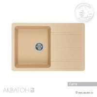 Мойка кухонная АКВАТОН Аманда, латте